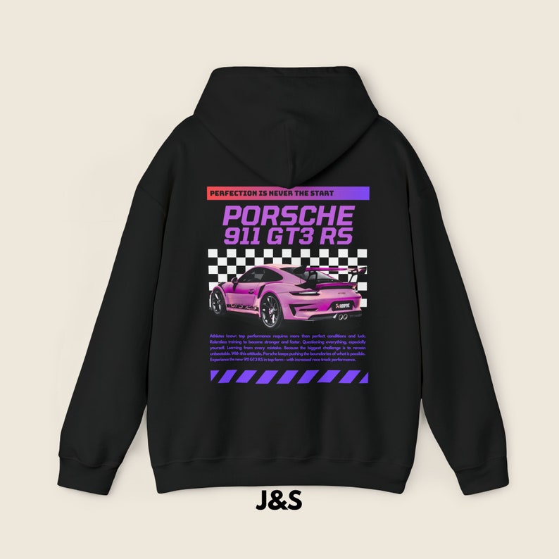Sweat à capuche Porsche 911 GT3 RS 6 couleurs disponibles Etsy France