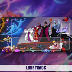 Playmat TCG Lorcana - Villains | 60*30