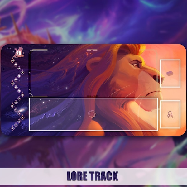 Playmat TCG Lorcana - Mufasa