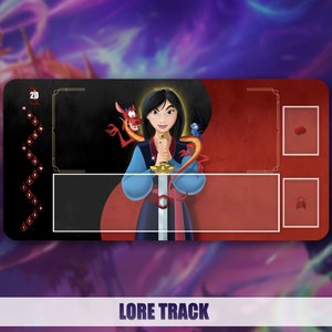 Playmat TCG Lorcana - Mulan