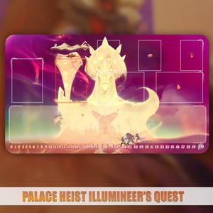 Playmat TCG Lorcana - Palace Heist Illumineer's Quest