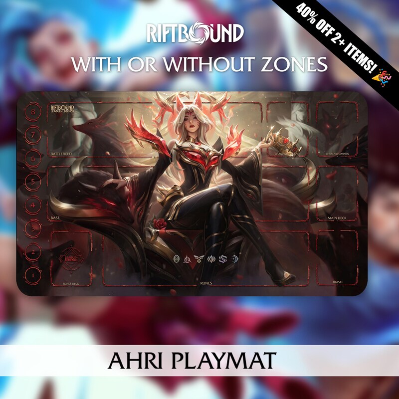 Ahri Riftbound Mat - Etsy