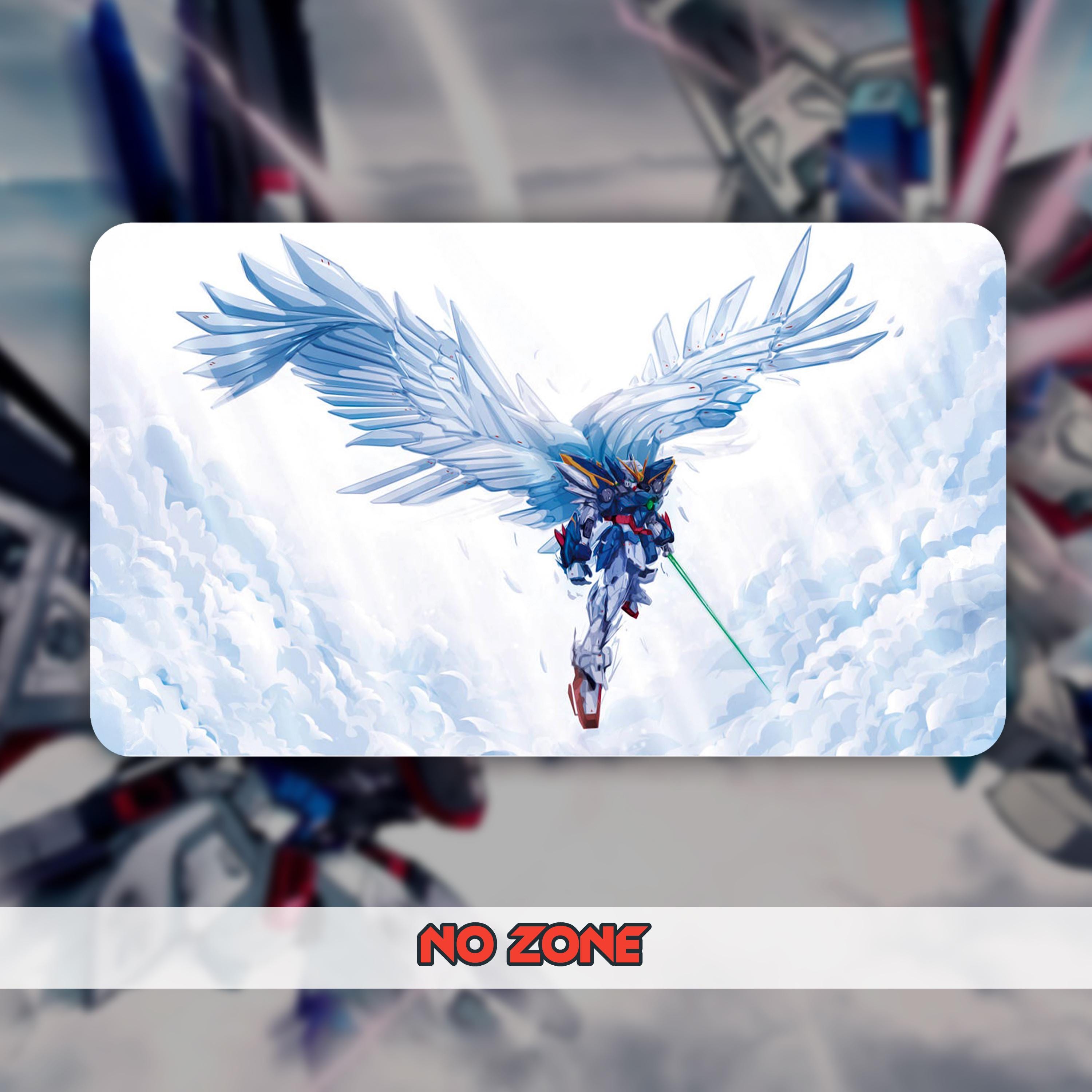 プレイマット ガンダム TCG - ウイングガンダムゼロ II (ゾーンあり