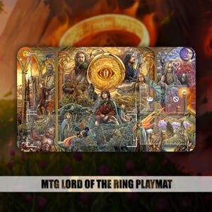 Limited Edition - Playmats TCG MTG - Lord Of The Ring 2
