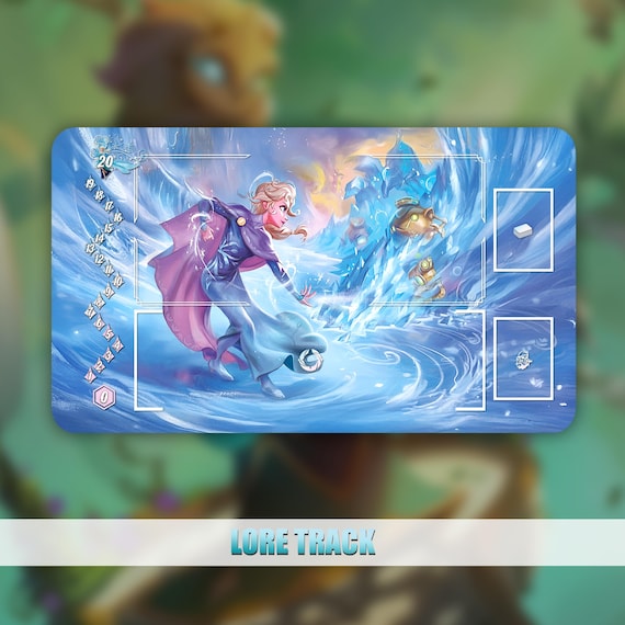 Disney LORCANA プレイマット（Elsa） Amazon.com: Ravensburger Disney Lorcana TCG Playmat