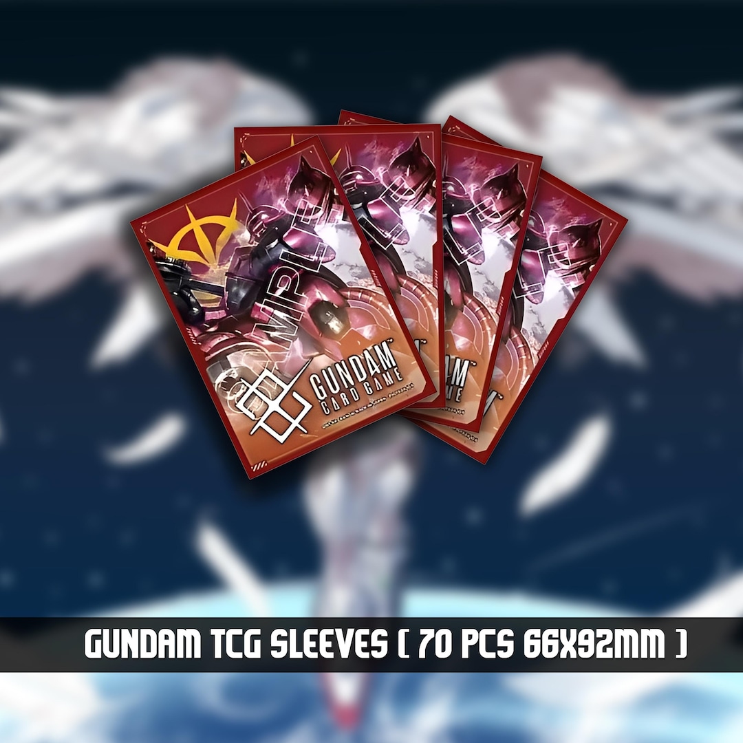 Gundam TCG Sleeves (70 Pcs 66x92mm) - MS-06S Zaku II - Etsy