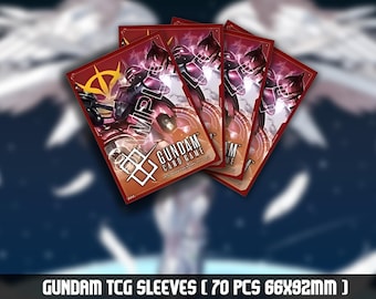 ガンダム TCG スリーブ (70枚入り 66x92MM) - MS-06S ザクII