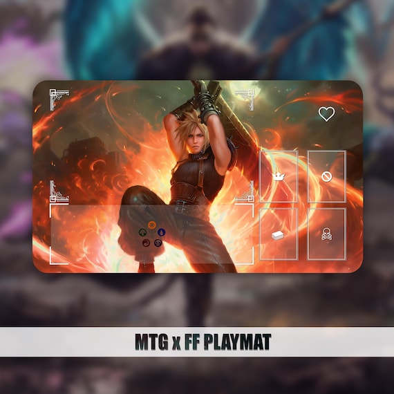 MTG プレイマット: MTG x FF - クラウド - Etsy 日本