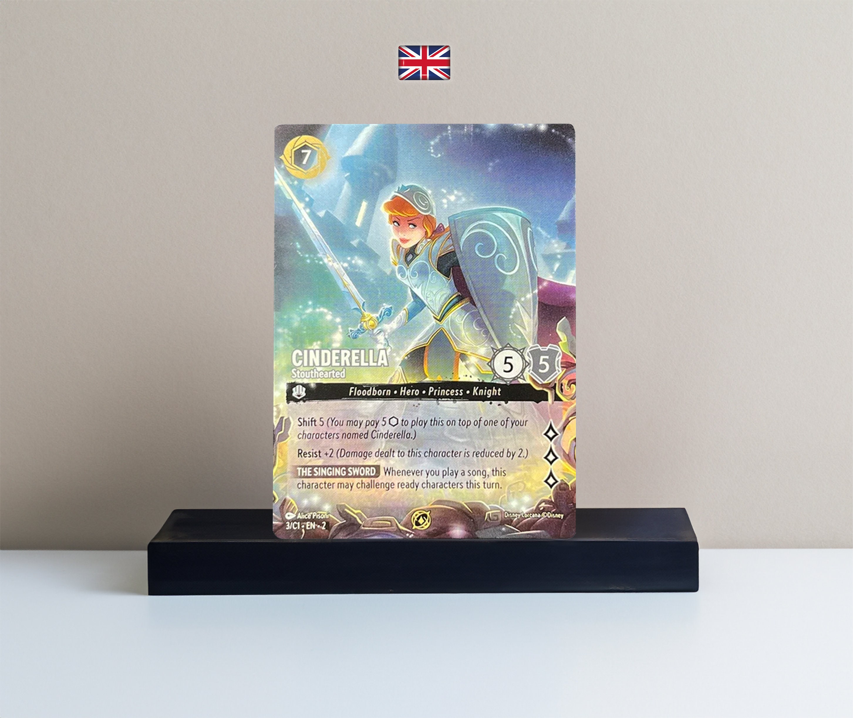 Lorcana Challenge Proxy Card | Rapunzel-cinderella-let It Go