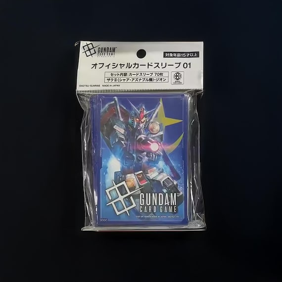 ガンダムカードゲーム スリーブ 70枚入り ガンダムカードゲーム オフィシャルカードスリーブ01 ロゴ 70枚