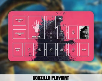 おみせでゴジカップ 優勝プレイマット ゴジラ - 60 x 35 cm - プレイ