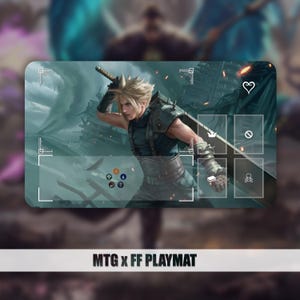 Playmat MTG: MTG x FF - Cloud Strife