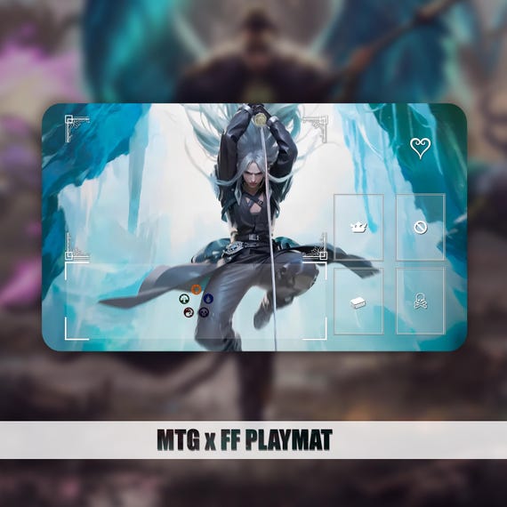 セフィロス　プレイマット　mtg 新品未開封 セフィロス 両面 プレイマット mtg FF セフィロス