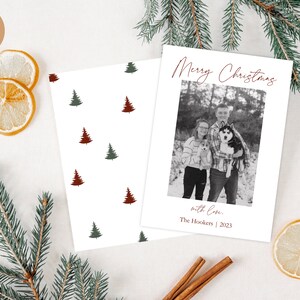 Merry Christmas Photo Card, Printable Christmas Card, Editable Photo Merry Christmas Card, Custom Christmas Card, 5x7 Merry Christmas Card,