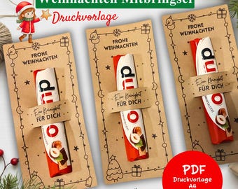 Christmas gifts | Duplo template | Small Christmas gifts | Token of appreciation for colleagues & team | PDF printable A4