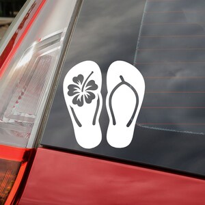 Tropical Vibes Sticker for Summer Fun! - Choose Your Color & Size! - Durable Easy to Apply Vinyl Decal is Water and UV Resistant