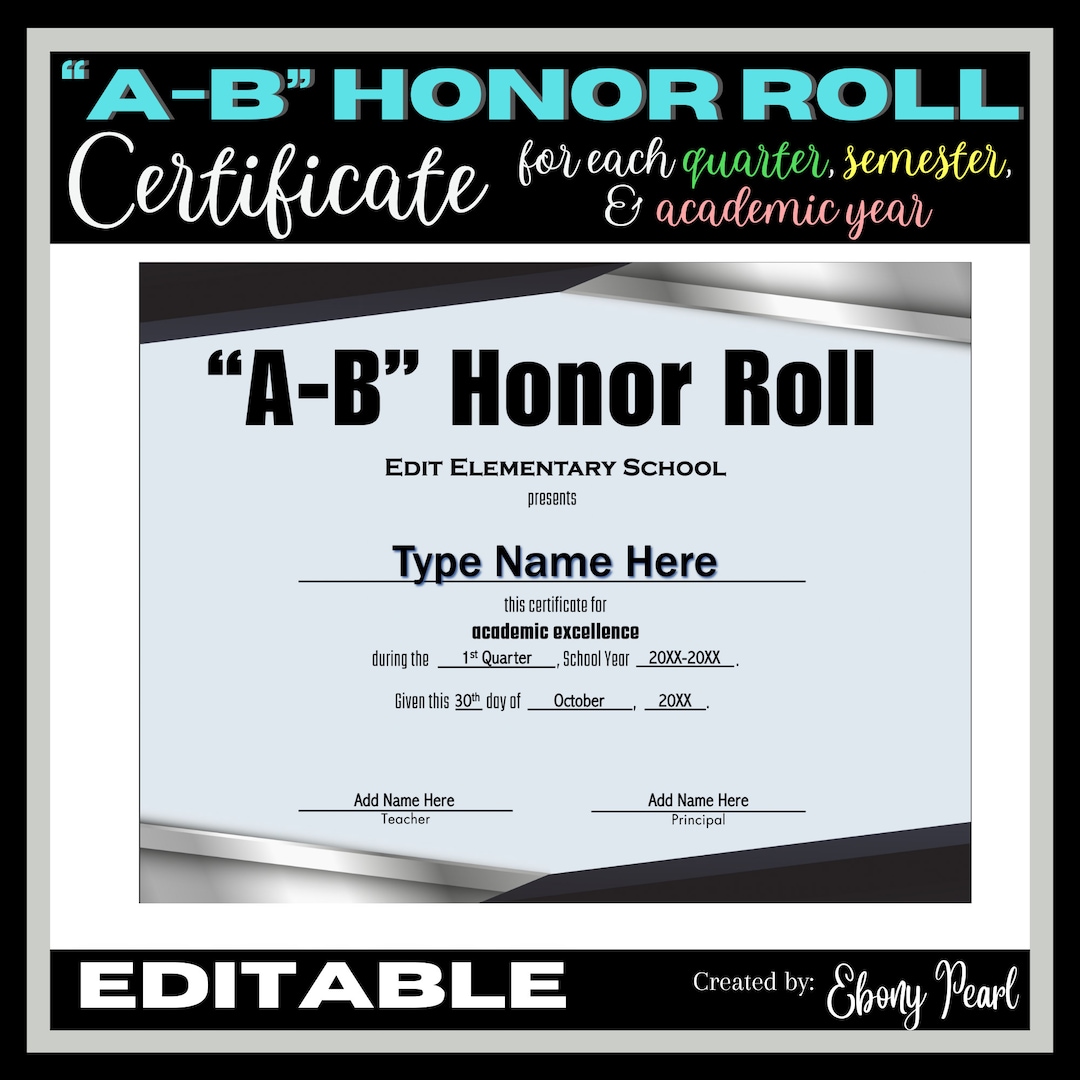 New! Editable 
