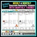 Ocean Theme Class Newsletter Template W/ Spelling Words & Student of ...