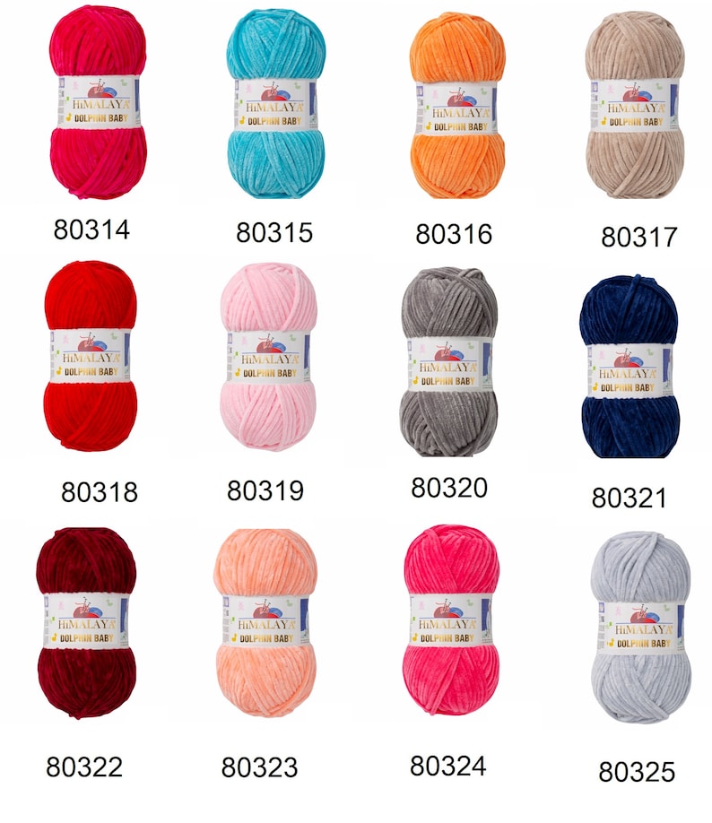 3,99 EUR/100g Strickfein Himalaya Dolphin Baby super Bulky Chenille Garn Wolle strickgarn 100 gr 80321 - dunkelblau