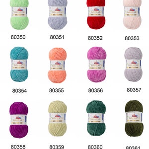 3,99 EUR/100g Strickfein Himalaya Dolphin Baby super Bulky Chenille Garn Wolle strickgarn 100 gr Bild 7