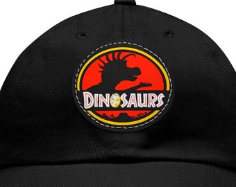 Dinosaurs Dad Hat TGIF Dinosaurs TV show cap 90s dinosaur dad cap retro unique gift for him jurassic logo hat tgif nostalgic sit-com merch