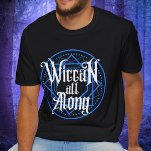 Agatha All Along Wiccan T-shirt, Scarlet Witch Halloween Tee, Funny TV Show Merch, Vintage Style Tee, Magical Witchcraft Shirt