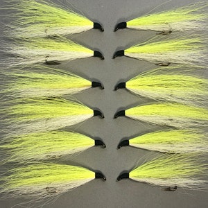 1-Dozen Original RUSSIAN RIVER COHO Salmon Flies - 3/8" Gap, 5X Strong Mustad Hook. Legal size for Russian & Kenai Rivers. image 8