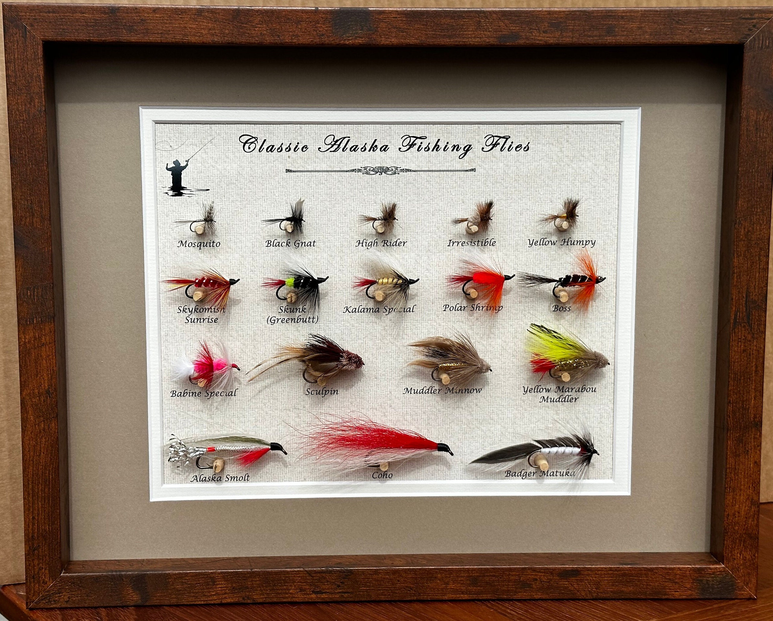 Fly Fishing Flies Display Case 