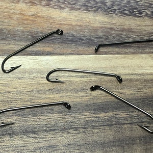 1-Dozen Original RUSSIAN RIVER COHO Salmon Flies - 3/8" Gap, 5X Strong Mustad Hook. Legal size for Russian & Kenai Rivers. image 10