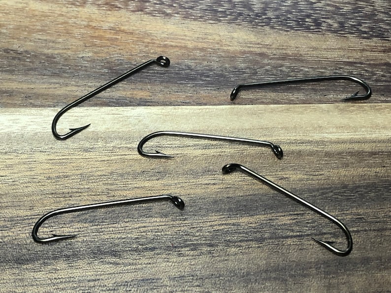 1-Dozen Original RUSSIAN RIVER COHO Salmon Flies - 3/8" Gap, 5X Strong Mustad Hook. Legal size for Russian & Kenai Rivers. image 10