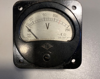 Vintage electrical measuring device