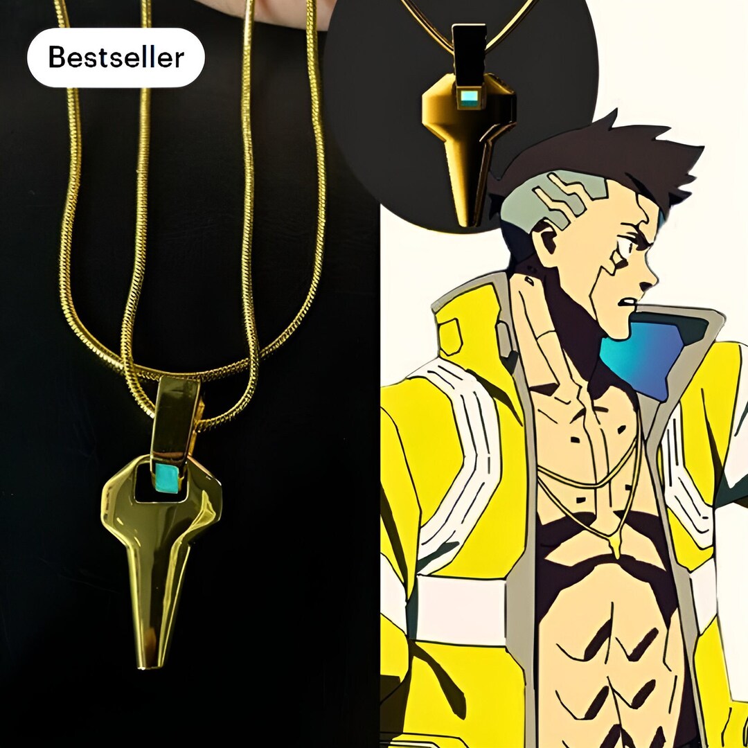 CYBERPUNK EDGERUNNERS NECKLACE David Martinez Necklace Etsy Canada