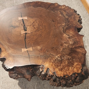 Black Walnut Burl Coffee Table