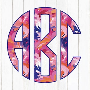 Monogramma estivo PNG, lettere monogramma colorate dalla A alla Z, alfabeto monogramma personalizzato, monogramma a forma di smeraldo PNG