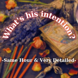 What's His Intention? | He will Contact Me | Does He miss me? | Tarot Reading | Love Reading | Same Hour