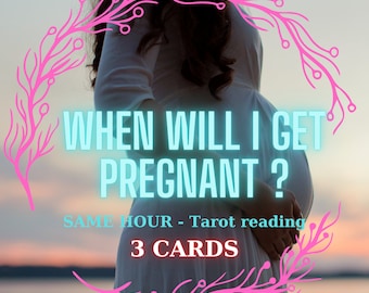 Fertility Tarot Reading, Conception Reading, When Will I Get Pregnant ? Fast Delivery