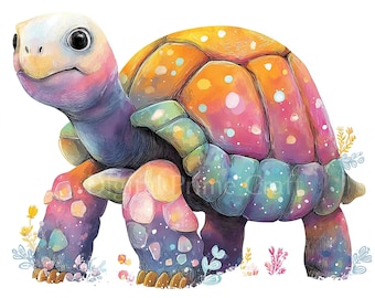 10 Schildkröte Clipart, Schildkröte Clipart, Aquarell Schildkröte, digitaler Download, Printables, Kartenherstellung, kommerzielle Lizenz