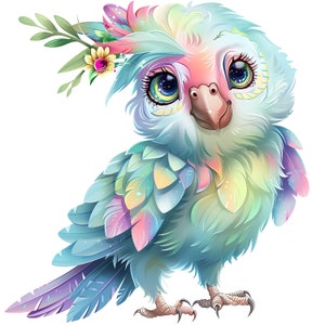 12 cliparts oiseau, clipart oiseau mignon, jpgs de haute qualité, téléchargement numérique, clipart aquarelle, produits imprimables, licence commerciale