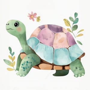10 imágenes prediseñadas de tortuga, imágenes prediseñadas de tortuga, imágenes prediseñadas de acuarela, descarga digital, imprimibles, creación de tarjetas, licencia comercial