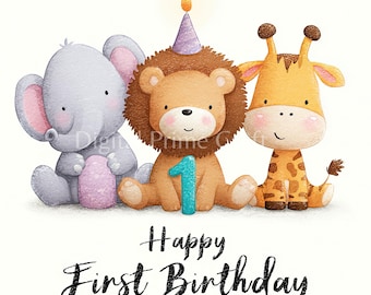 10 alles Gute zum Geburtstag Clipart, Geburtstagskarte, digitaler Download, hochwertige Jpgs, digitaler Download, Druckvorlagen, kommerzielle Lizenz