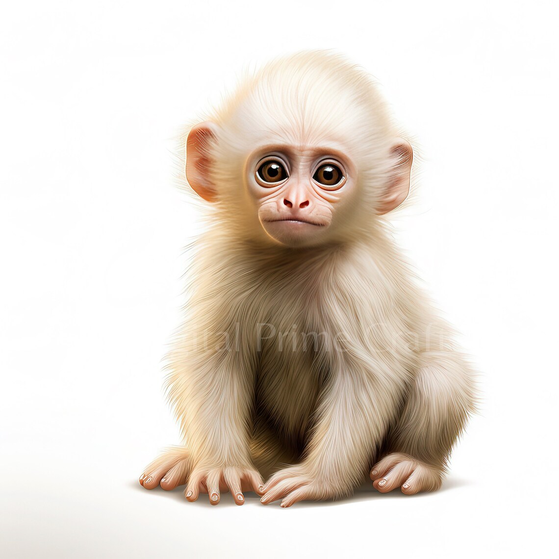 Cute Animal Clipart, Monkey Clipart, 10 High Quality JPG Files, Digital