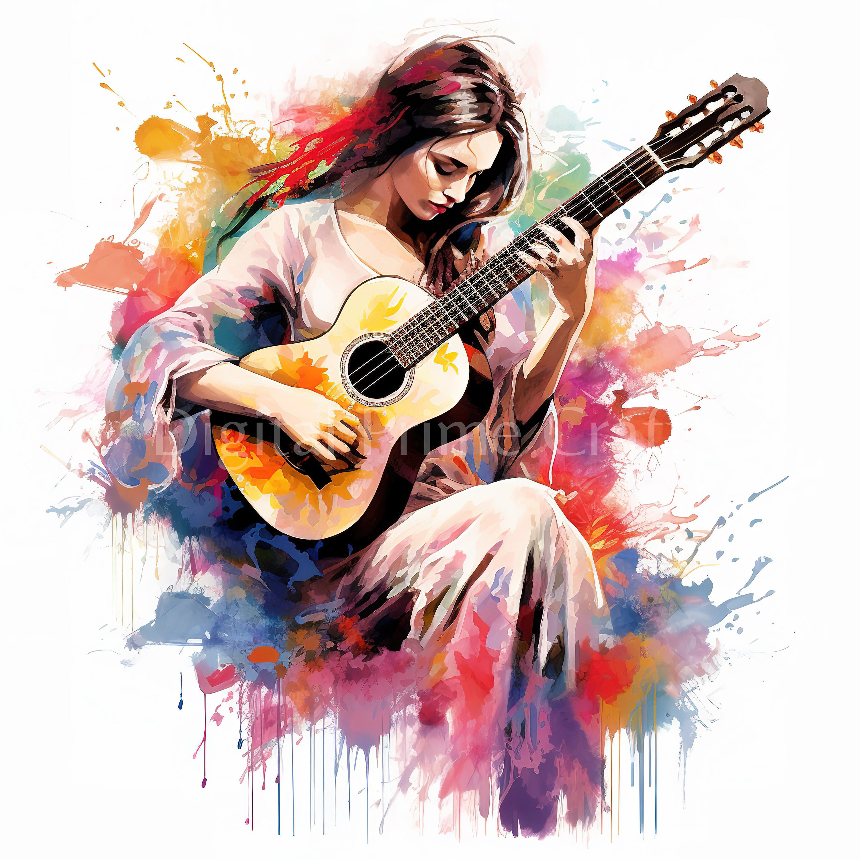 Music Clipart, 9 High Quality JPG Files, Digital Download, Card Making ...