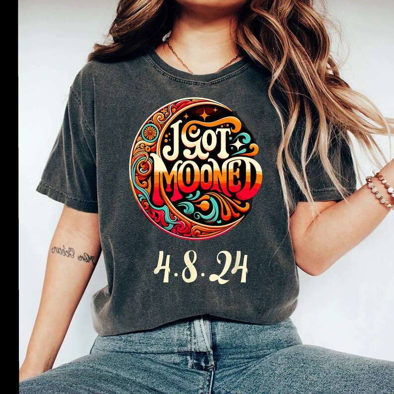 Solareclipse2024tshirtigotmoonedtotaleclipsetshirt1221 Etsy