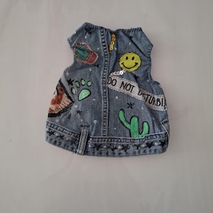 Denim vest for dogs