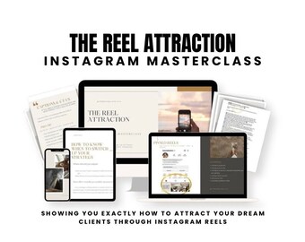 The Reel Attraction Instagram Masterclass | 30 Days of Prompts, Hooks and Captions | Digital Marketing Course with 100% MRR