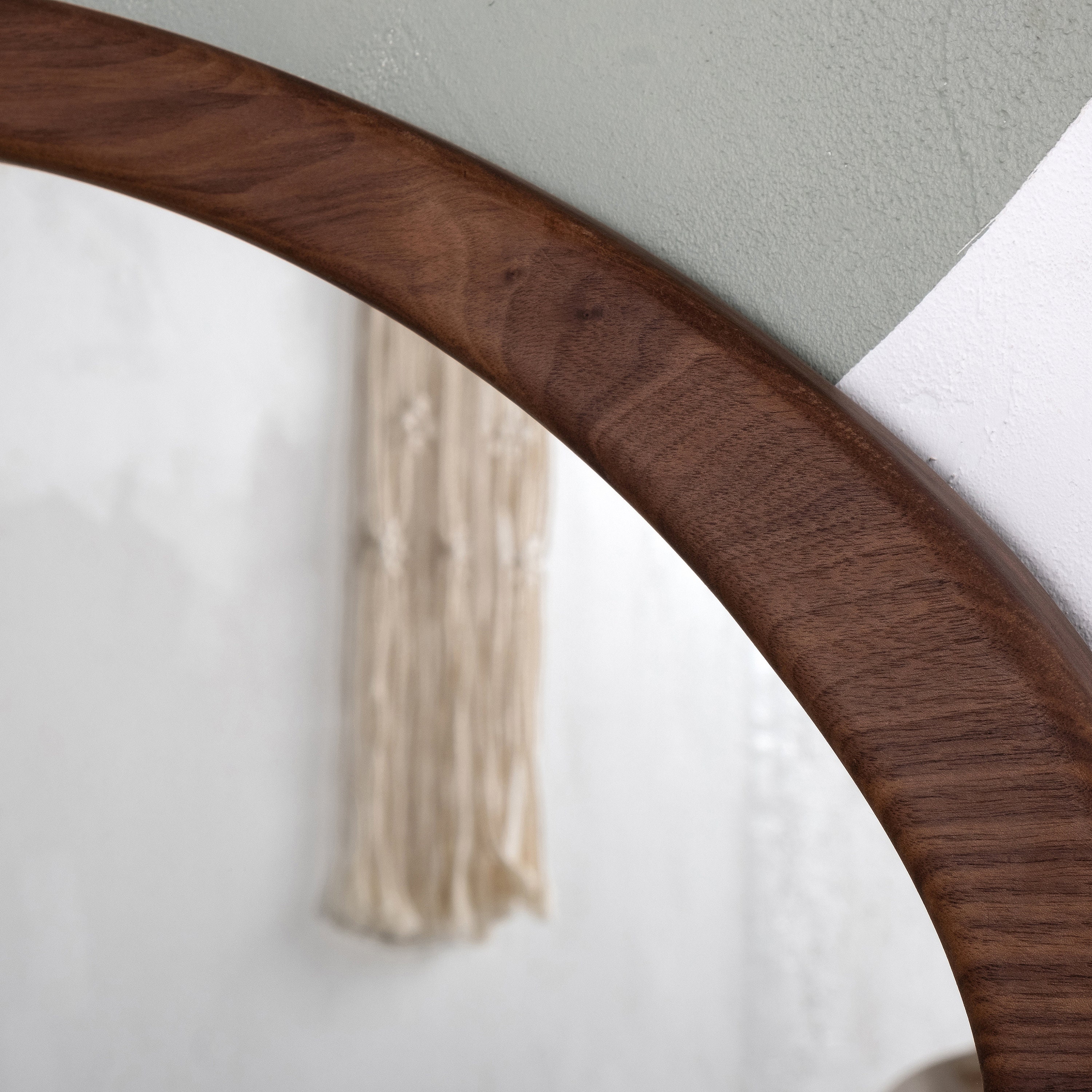 Organic Mirror , White Oak Mirror , Walnut Mirror , Irregular Mirror