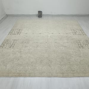 9x12 Oushak Rug: Handmade Wool Turkish Area Rug
