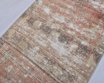 2x6 Runner,Turkish Runner Rug,2x6 Runner Rug,Oushak Runner,Vintage Runner,Oushak Runner Rug,Natural Runner Rug,Oushak Rug,2x6 soft Runner