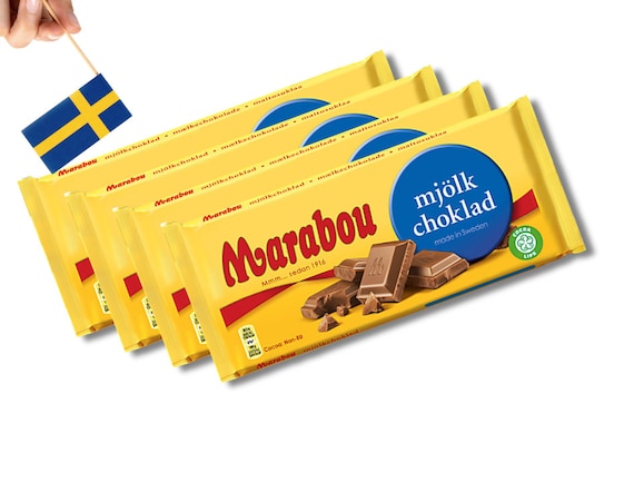 4 Bars of Marabou Milk Chocolate 200g 7.05 Oz, Swedish Mjölk Choklad, Swedish  Candy Bar, Choclate Bar, Swedish Food, Swedish Fika - Etsy