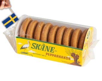 Gille Skåne Soft Ginger bread, Skåne Pepparkakor 200g (7.05 oz), christmas cookies, swedish food, scandinavian food, ginger bread
